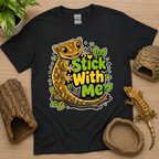 Stick with Me - Crested Gecko Tee