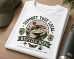 Support Your Local Reptile Nerd T-Shirt | Reptile Lover Tee