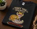 Thicc Tail Society Leopard Gecko T-Shirt | Funny Reptile Lover Tee | Red River Exotics