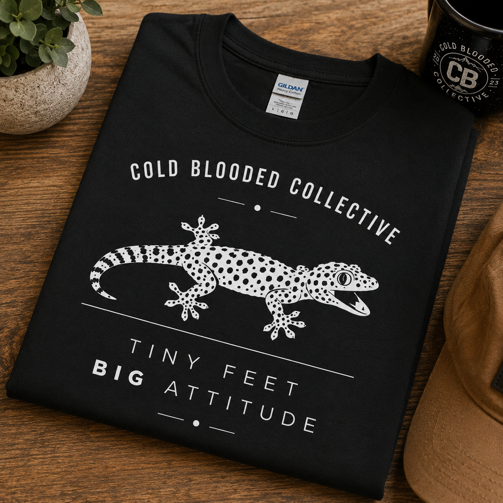 Tiny Feet Big Attitude Tokay Gecko T-Shirt