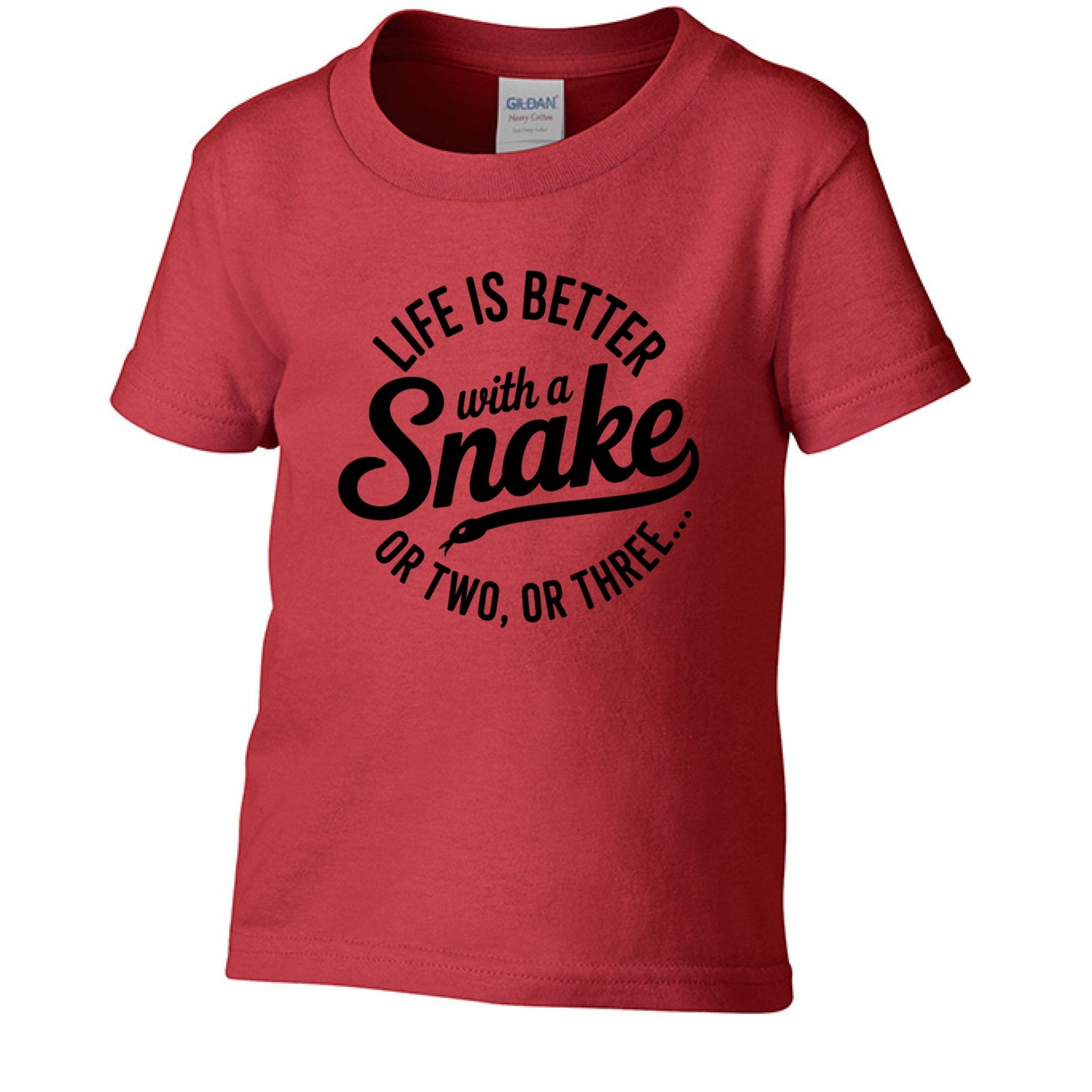 Fun Toddler Shirt: Life Is Better With Snake - Red River Exotics