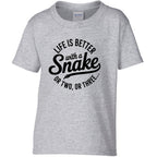 Fun Toddler Shirt: Life Is Better With Snake - Red River Exotics