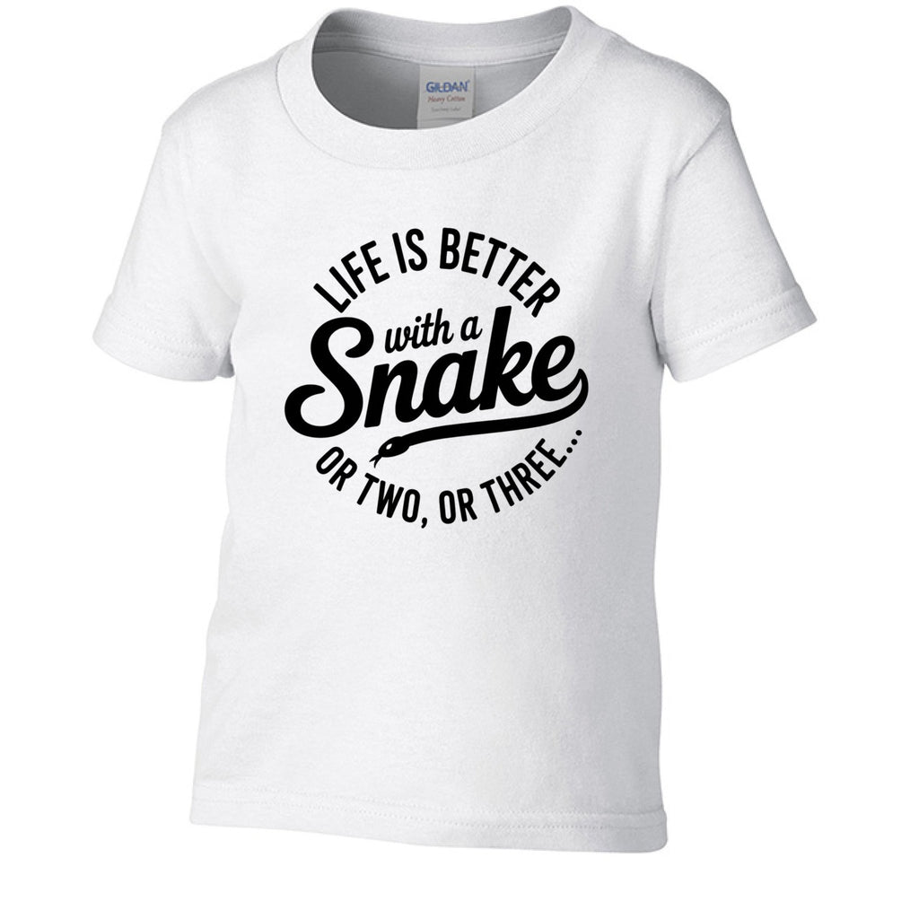 Fun Toddler Shirt: Life Is Better With Snake - Red River Exotics