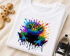 Colorful Toddler Rainbow Leopard Gecko Shirt
