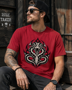 Tribal Snake T-Shirt – Fierce Serpent Graphic Tee
