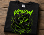Venom Mode Snake T-Shirt – Cyberpunk Serpent Tee