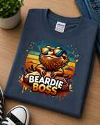 Beardie Boss Youth Shirt | Cool Bearded Dragon Kids Tee