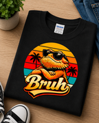 Bruh Bearded Dragon Youth Shirt | Funny Reptile Kids Tee