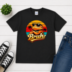 Bruh Bearded Dragon Youth Shirt | Funny Reptile Kids Tee
