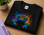 Youth Rainbow Gecko Tee | Colorful Gecko Shirt for Kids